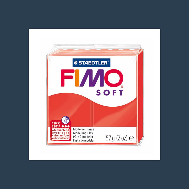 FIMO SOFT farve 24 rd 56g