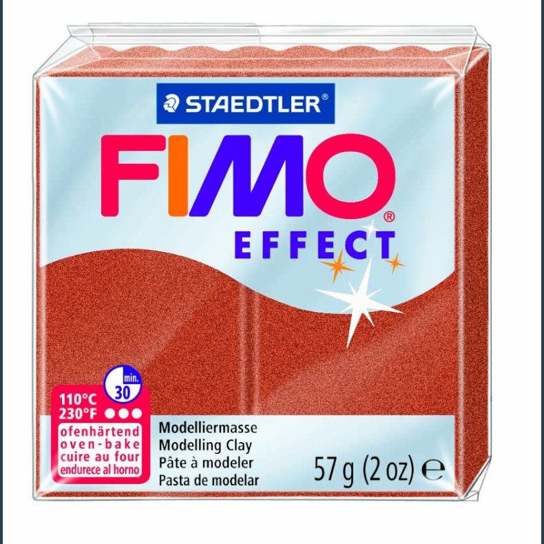 fimo metalic kobber 57 gr.