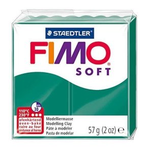 FIMO soft farve 56 mrkegrn