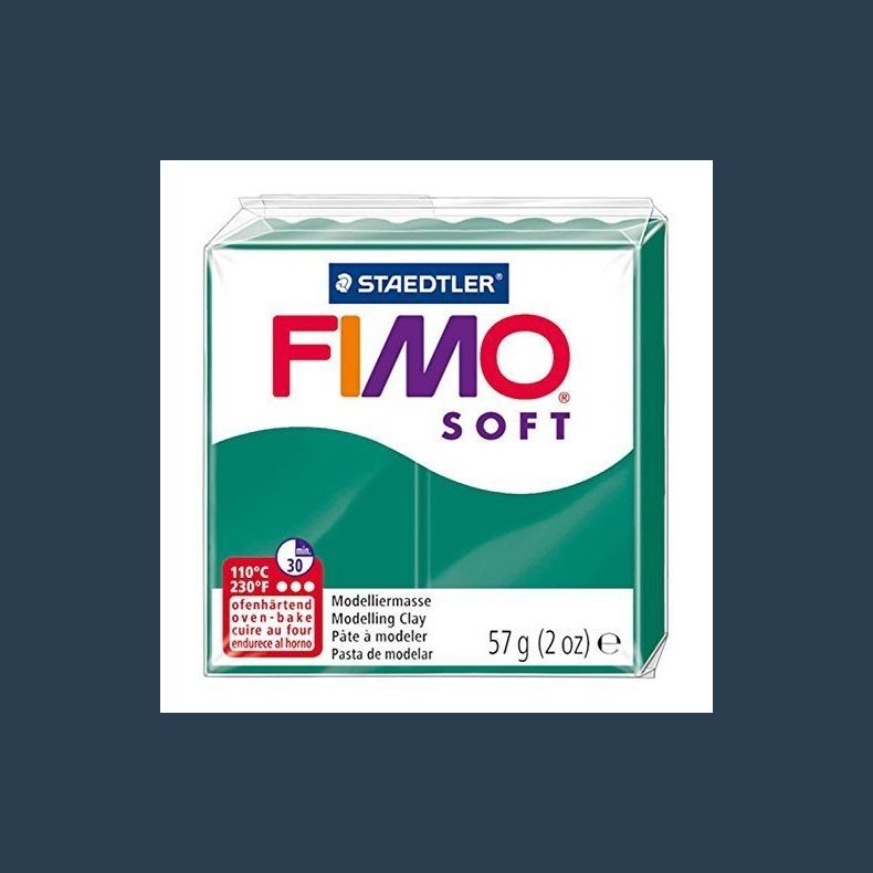 FIMO soft farve 56 mrkegrn