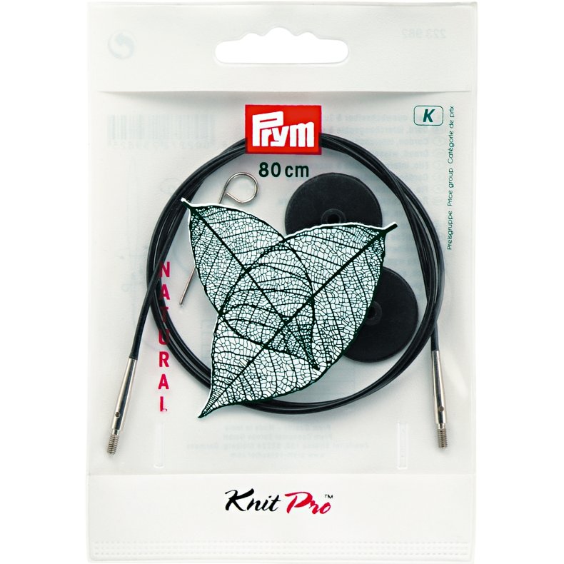 prym wire knit pro 80 cm sort