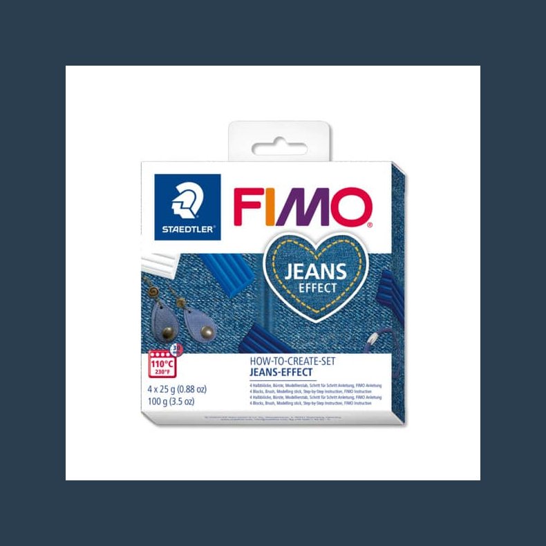 Fimo soft st Jeans 4 x 25 g incl vrktj