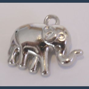 vedhng elefanter 10 stk plast 20 x 25 mm