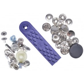 Prym trykknapper 15 mm s�lv 10 stk