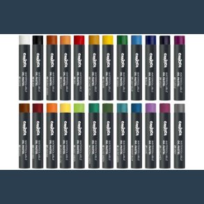 Oliepasteller 24 ass i box