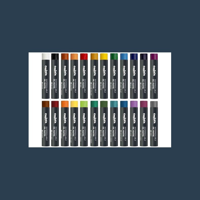 Oliepasteller 24 ass i box