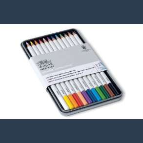 Winsor precision coloured  pencil 12 stk i tin boks