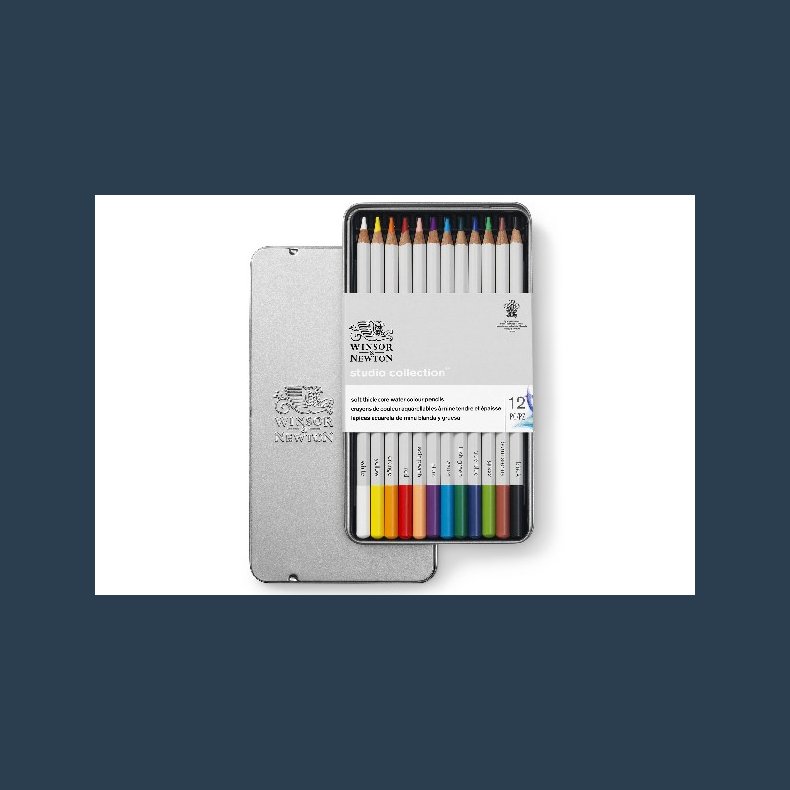 Precision watercolour pencil Winsor 12 ass