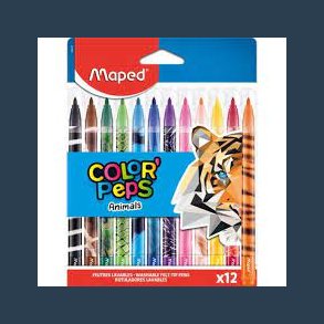 Maped Color peps Animals 12 ass