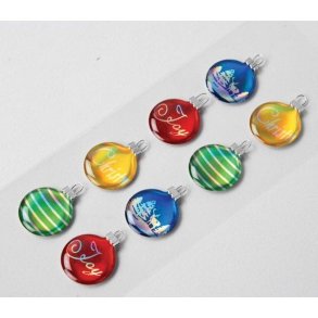 stickers Little B julekugler 8 stk