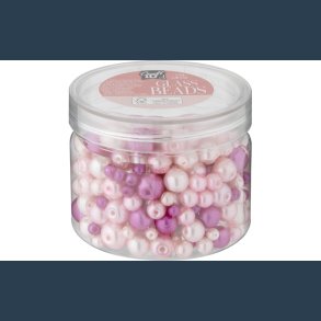 Glasperler ass pink 130 g