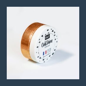 Odishine glitter gel til textil 65 g amber