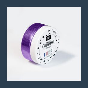 Odishine glitter gel til textil 65 g lilla