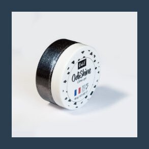 Odishine glitter gel til textil 65 g onyx