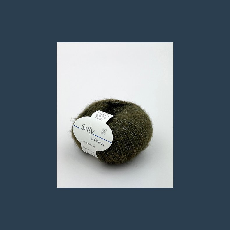 Permin Sally 50 g. ca. 175 m. olivengr�n