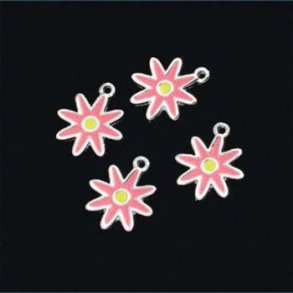 VEDHNG Blomst 4 stk rosa 15mm