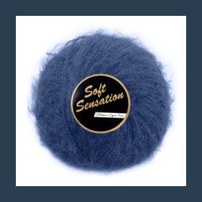 Garn Soft sensation 25 g/200m mrk bl