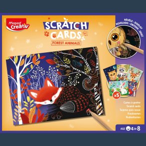 Maped scratch cards