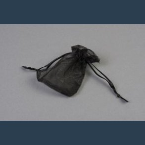 organza poser sort 7x10 cm. 12 stk.