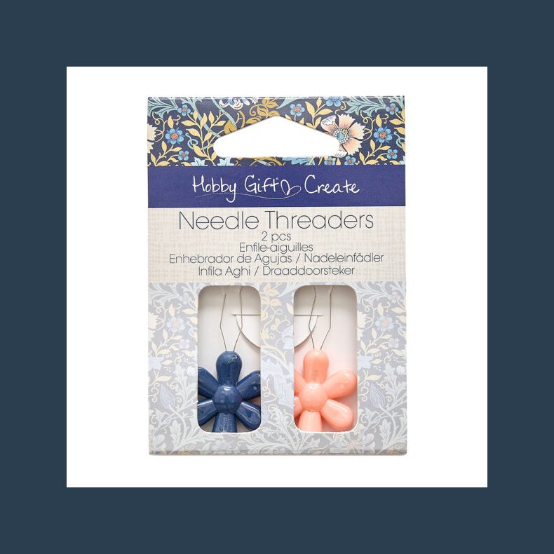 Hobbygift create N�letr�der blomst 2 stk ass