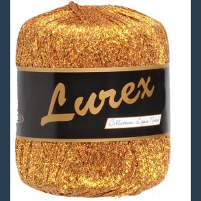 GARN Lurex 25 g kobber