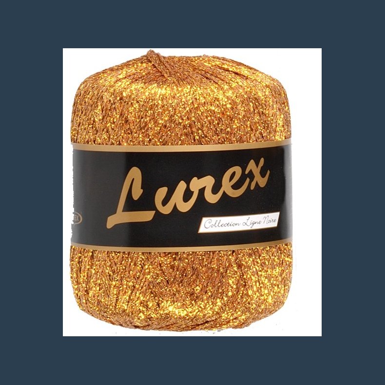 GARN Lurex 25 g kobber