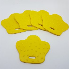 Bidering 2 stk Andefdder gul