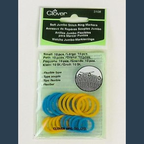 Clover bl�de markeringsringe jumbo