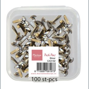 push pins Slv 100 stk