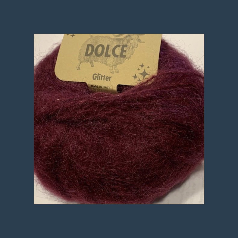 Dolce 50g Farve 200s m glitter violet