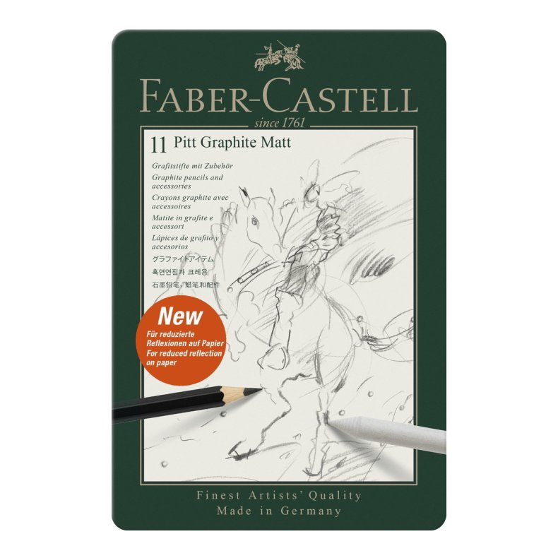 Faber-Castell 11 Pitt Graphite set Mat