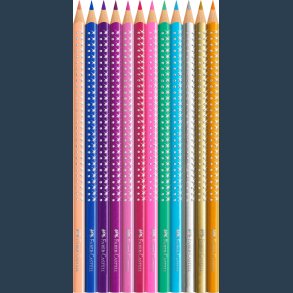 Faber- Castell Sparkle Tinsker 12 stk ass