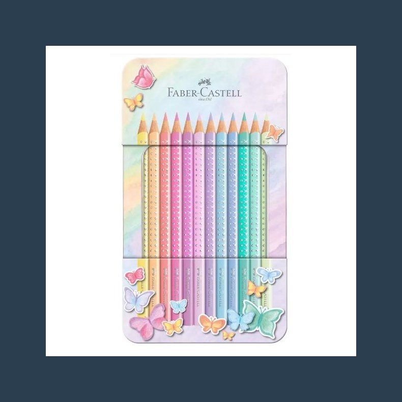 Faber- Castell Sparkle Tinsker 12 stk ass Pastel