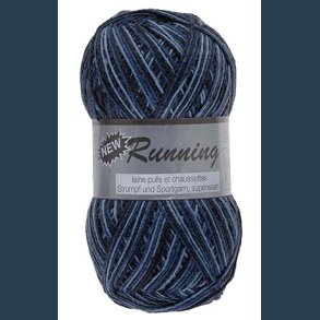 Lammy Yarn strmpegarn 4 trdet  bl nuancer