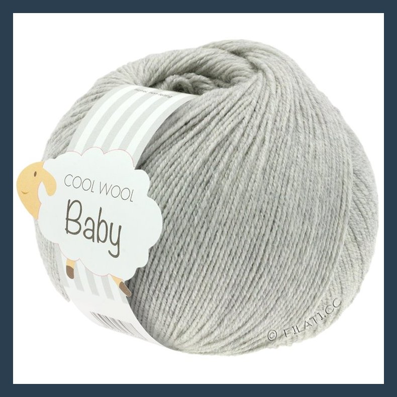 LANA GROSSA Baby  Cool Wool  lyse gr�