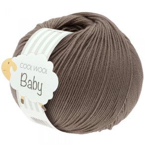LANA GROSSA Baby  Cool Wool  grbrun