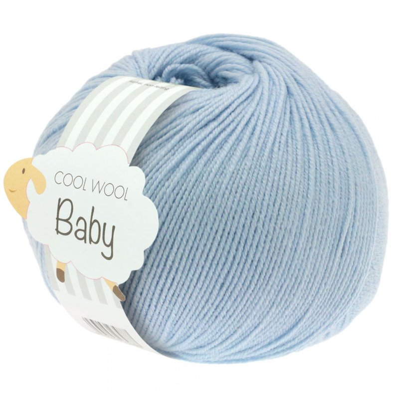 LANA GROSSA Baby  Cool Wool print Punto mix m grn