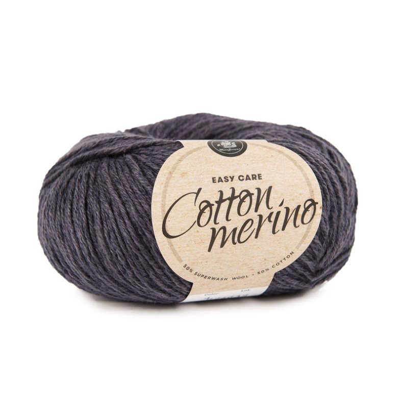 COTTON MERINO SOLID KOKSGR (004)