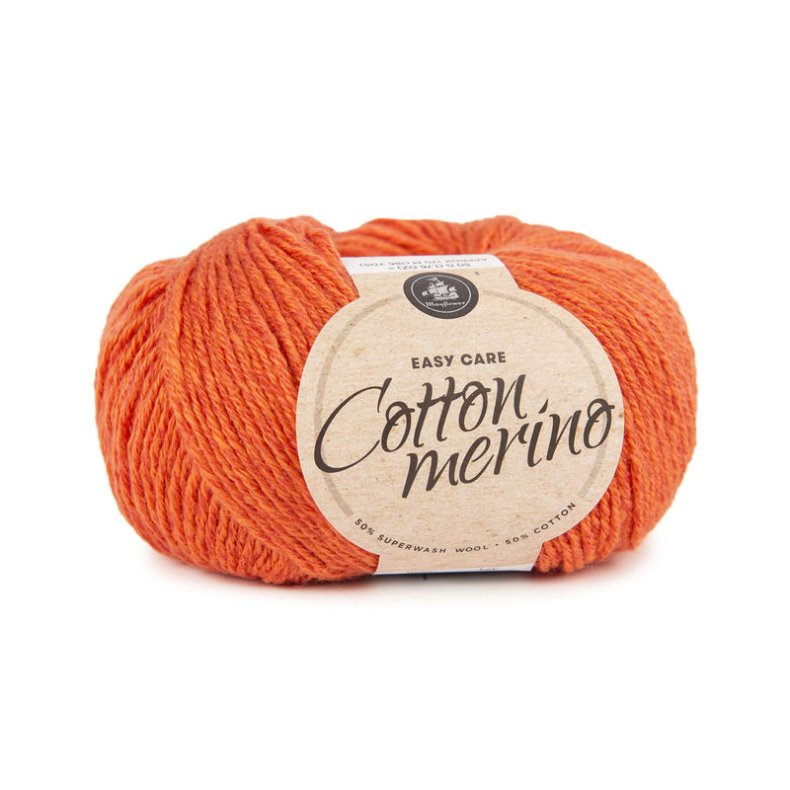 COTTON MERINO SOLID ORANGE (007)