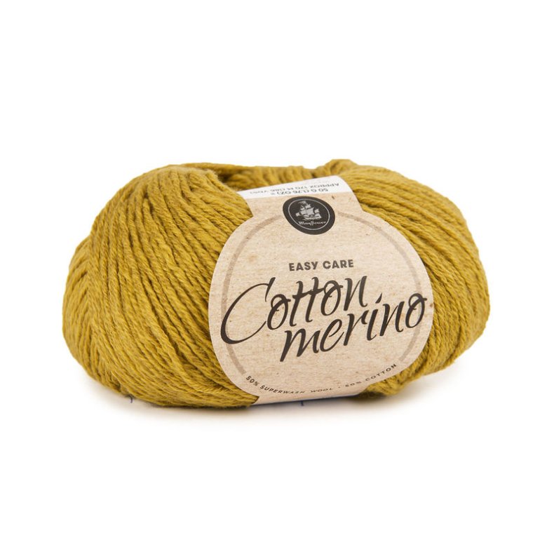 COTTON MERINO SOLID OLIVEN (011)