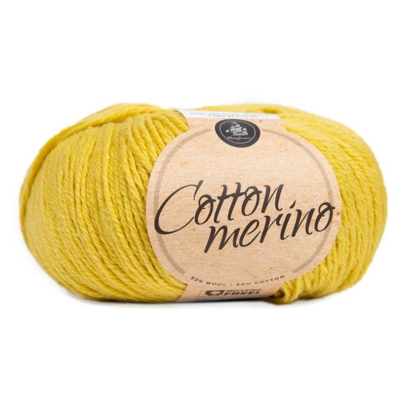 COTTON MERINO SOLID VARM OLIVEN (024)