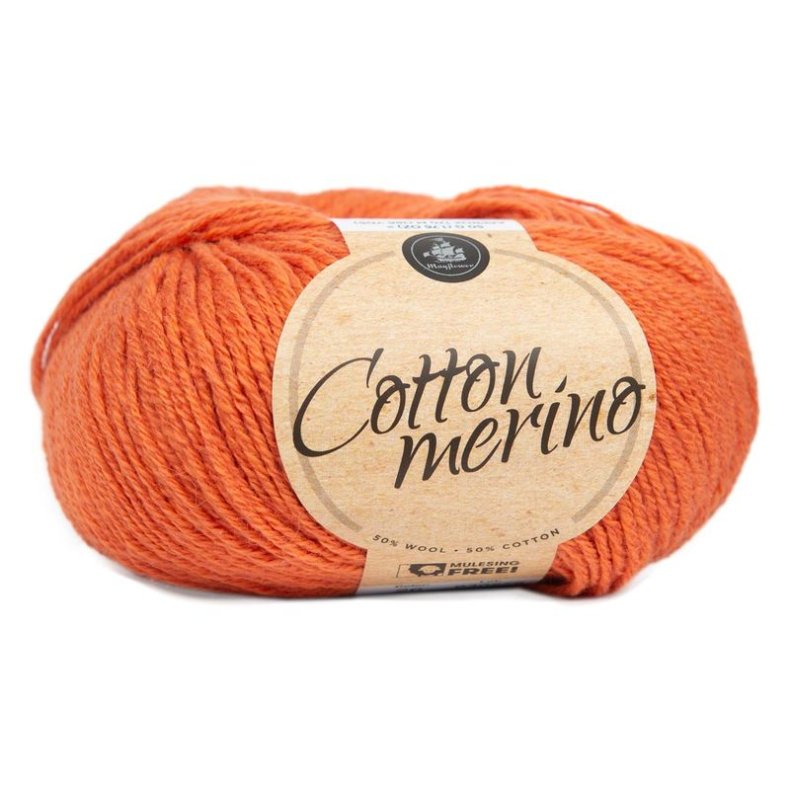 COTTON MERINO SOLID STVET ORANGE (026)