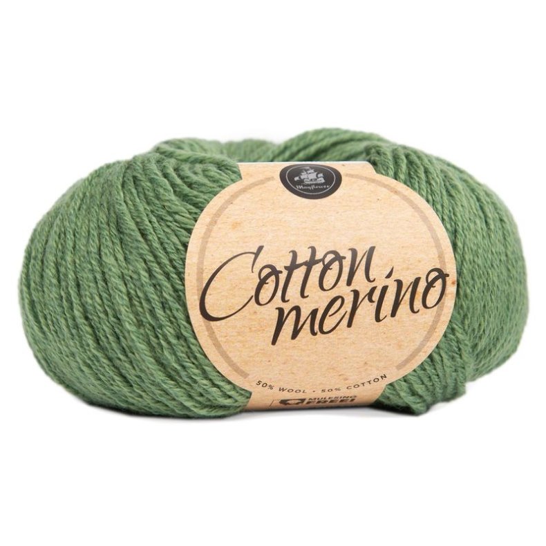 COTTON MERINO SOLID MYRTEGRN (028)