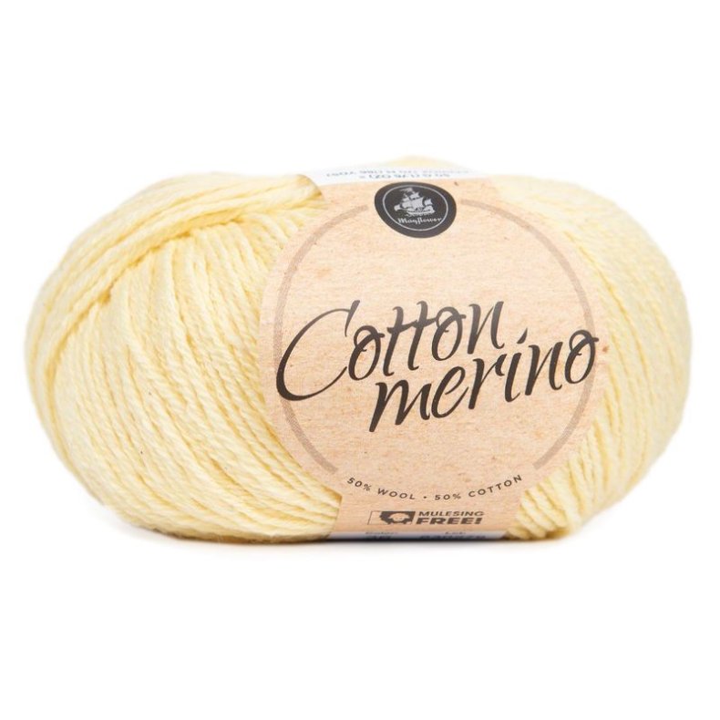 COTTON MERINO SOLID SART GUL (36)