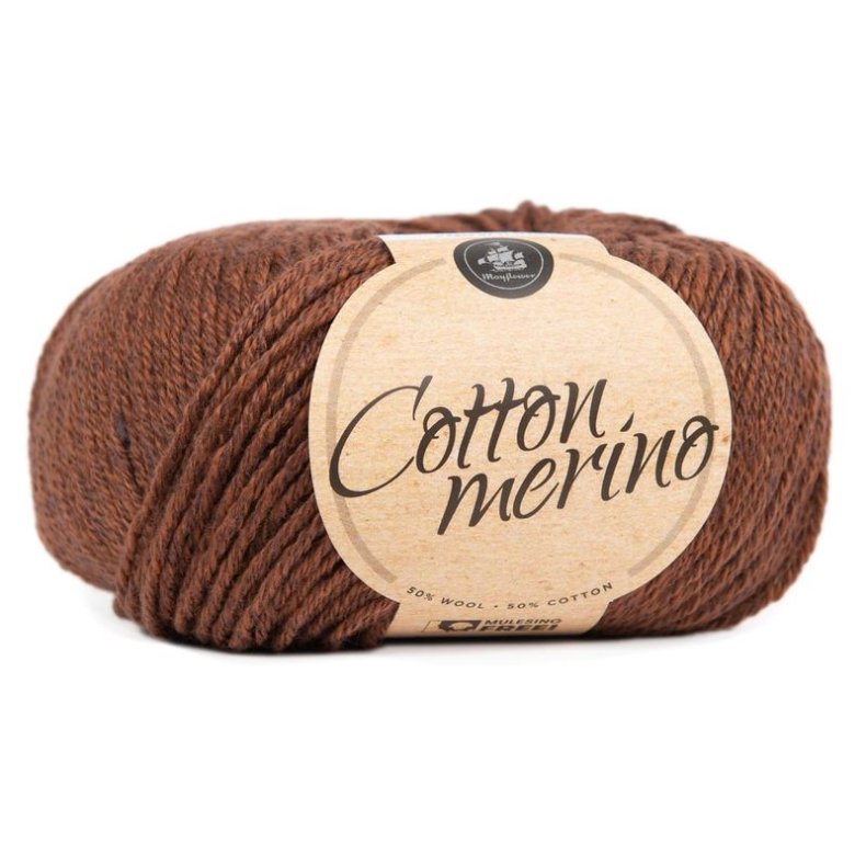 COTTON MERINO SOLID BRUNETTE (42)