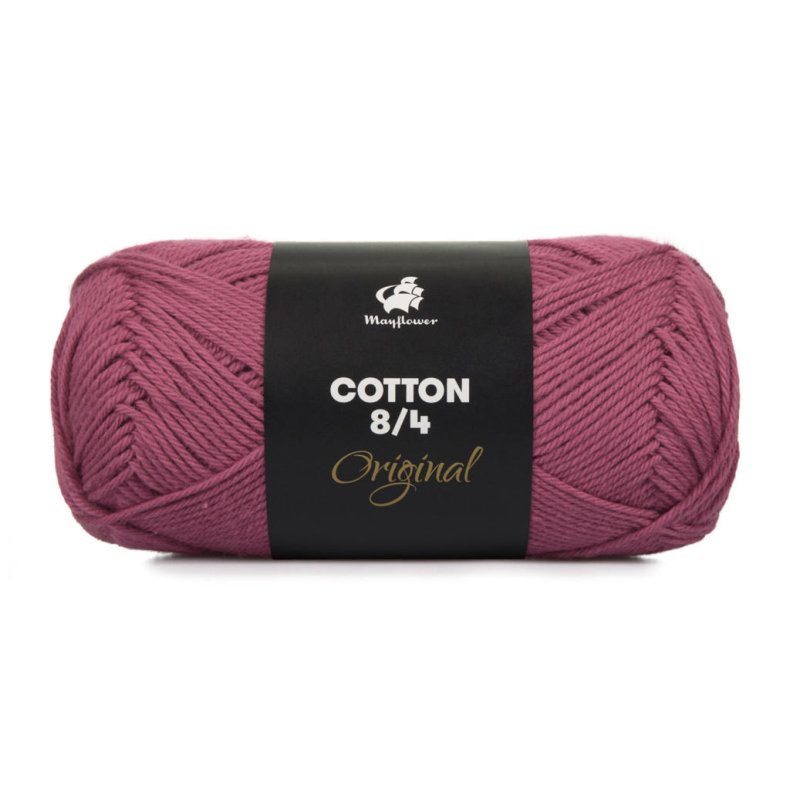 Mayflower bomuldsgarn 8/4 mrk rosa14143
