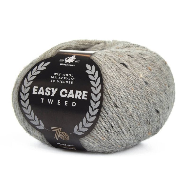 Mayflower Easy care Tweed nr 452 Lysegr