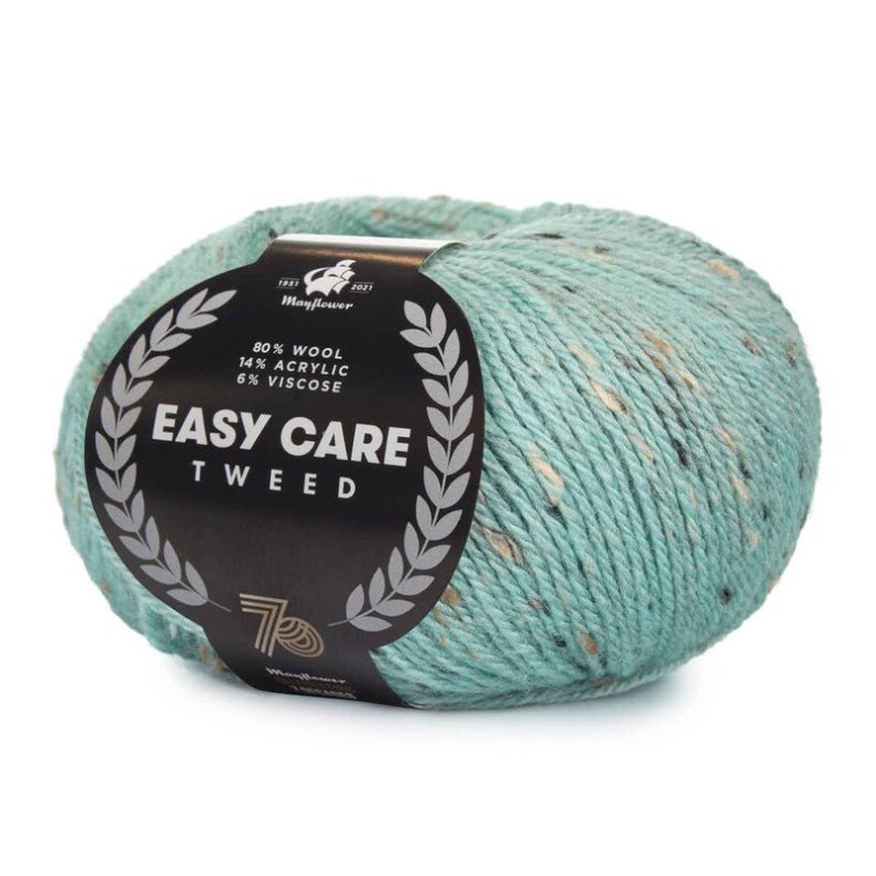 Mayflower Easy care Tweed nr 498 Akvamarin