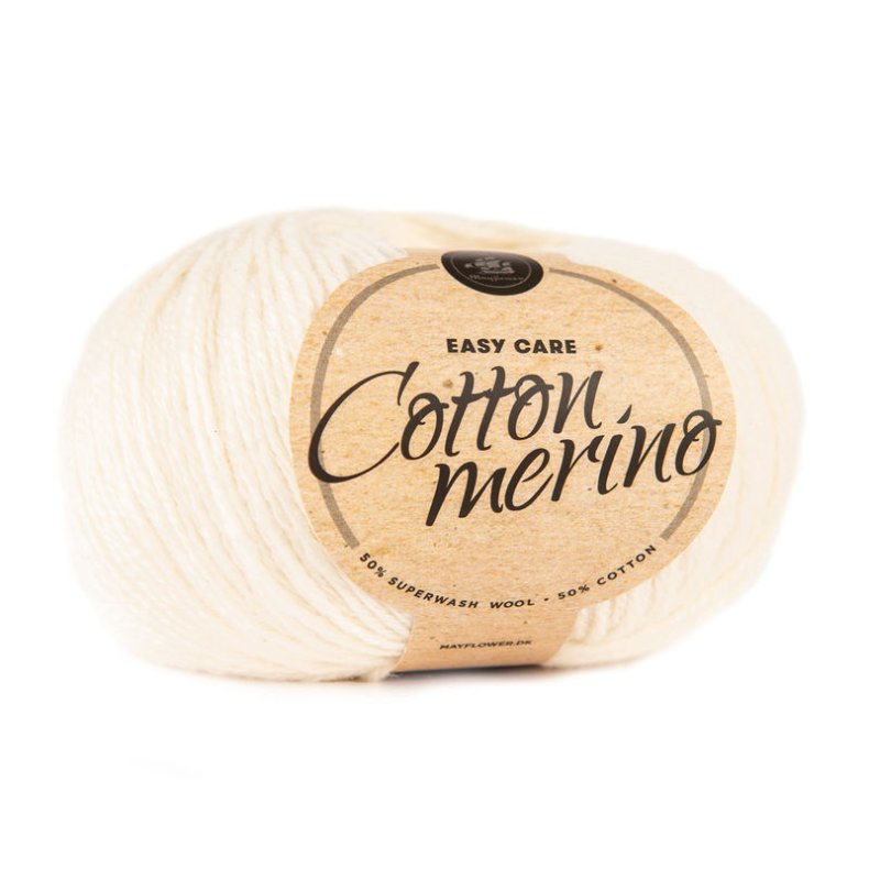 COTTON MERINO MELANGE NATUR (201)