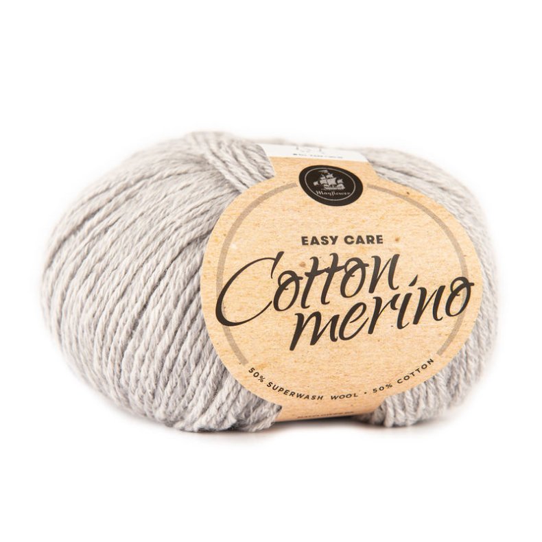 COTTON MERINO MELANGE LYS GR (203)